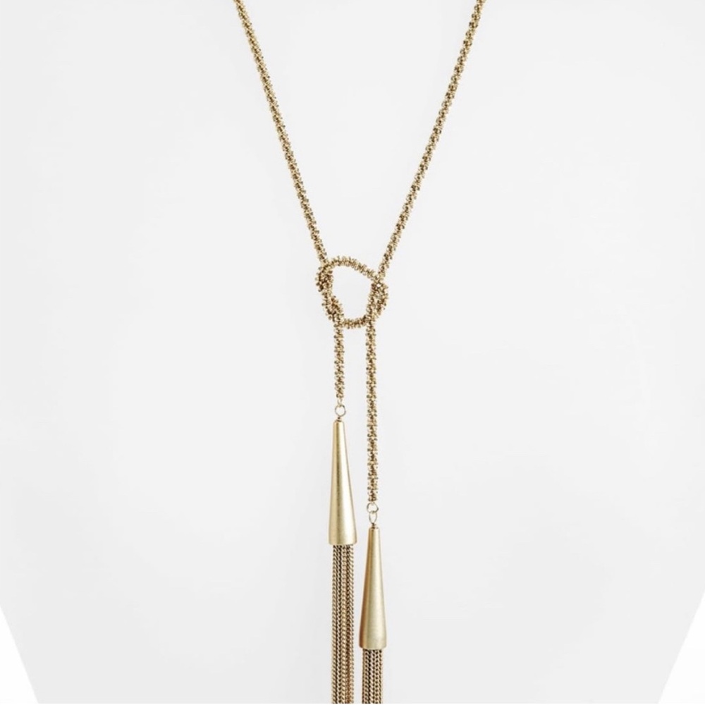 Kendra Scott Phara Lariat Necklace in Gold